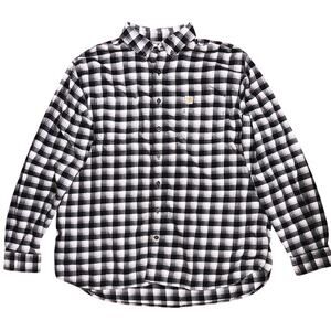 Carhartt Relaxed Fit Flannel Plaid Long Sleeve Shirt 2XL Tall